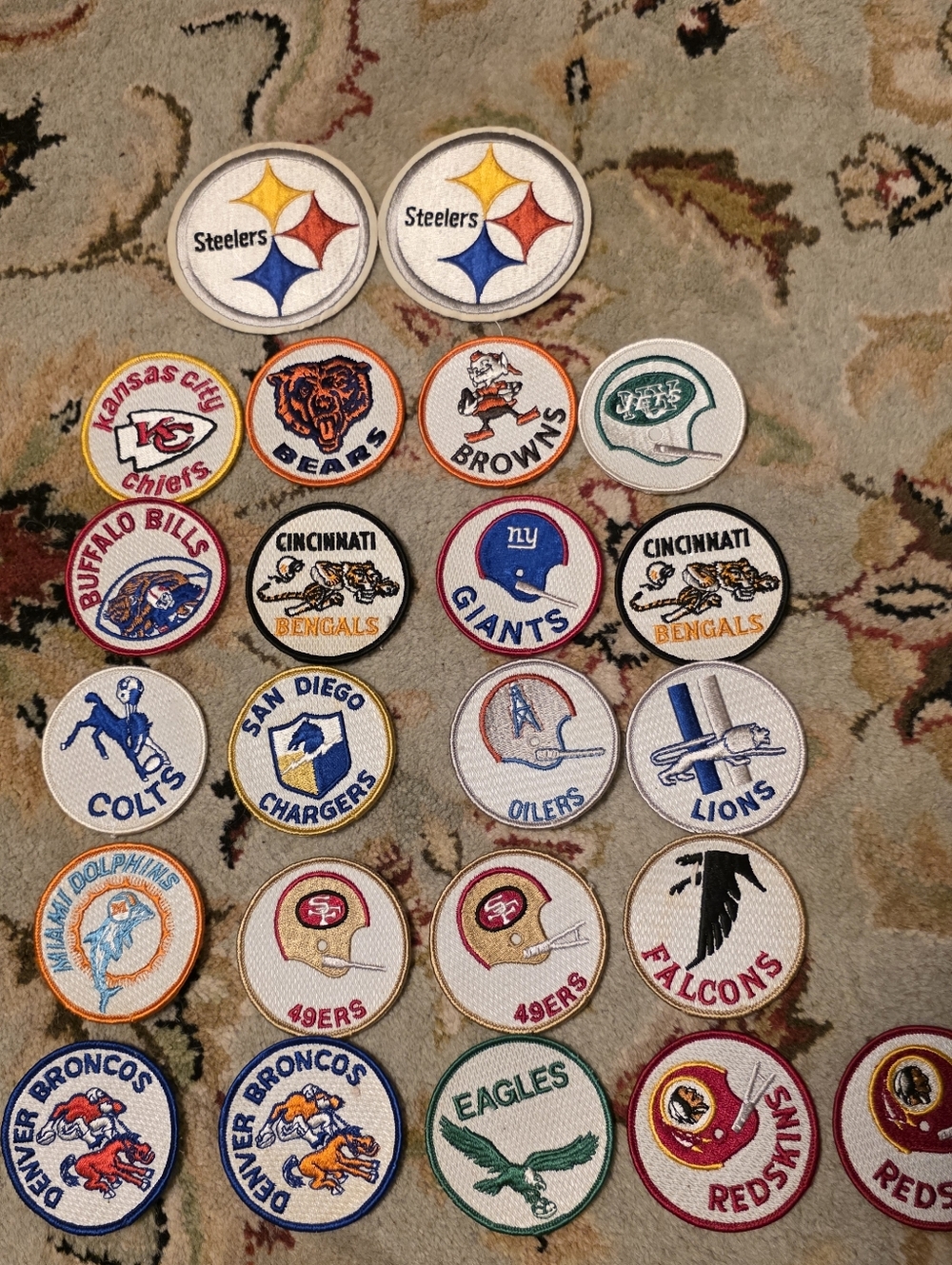 23 Patches Sports Football
